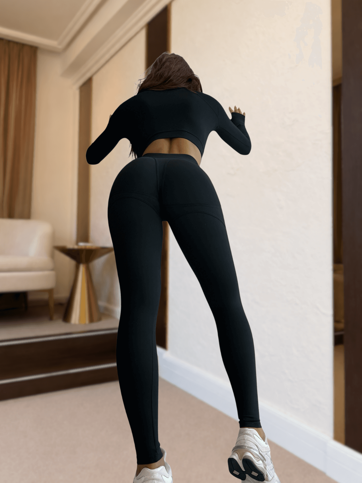 WOW Long Black Top